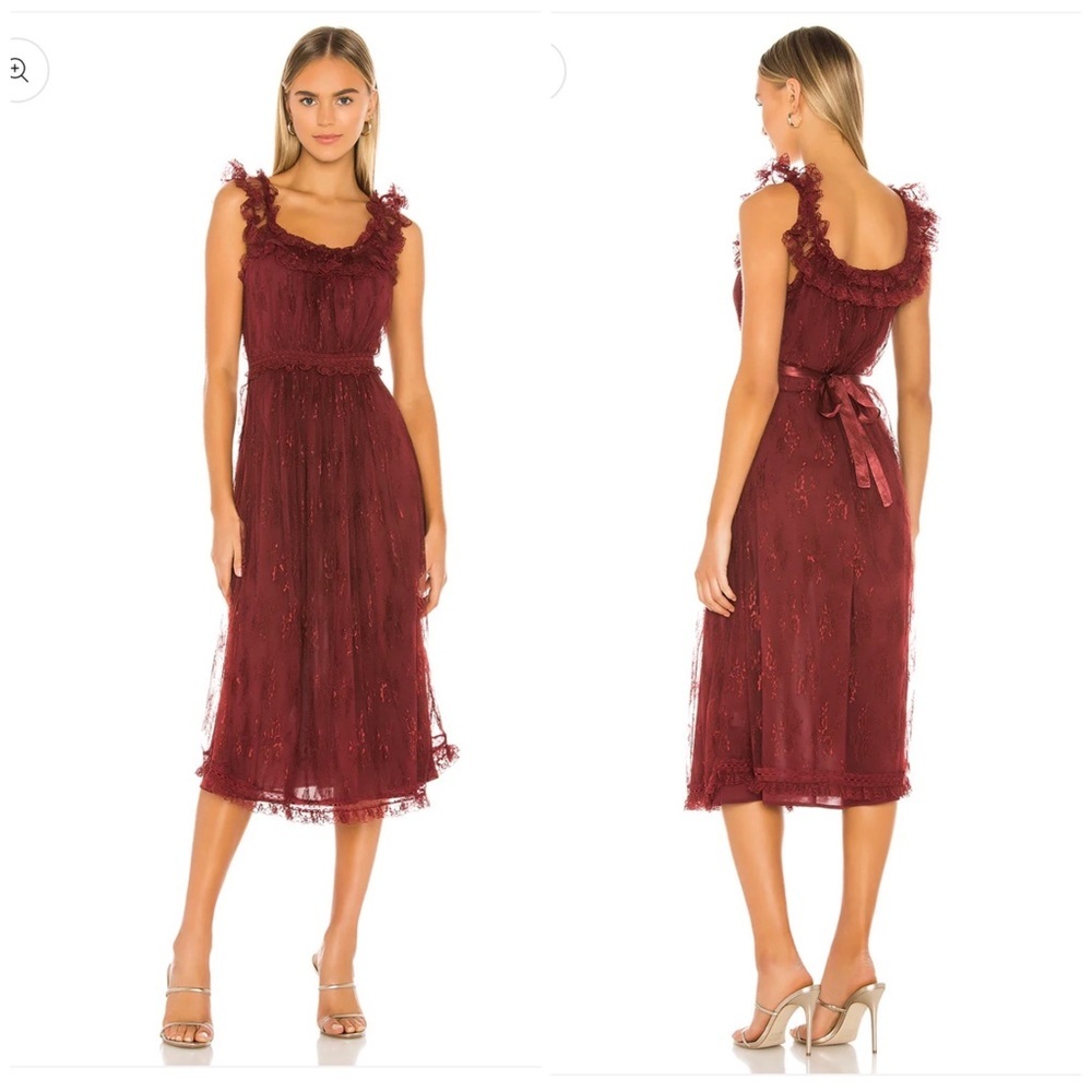 NWT Tularosa Coraline Midi Lace Dress Size M